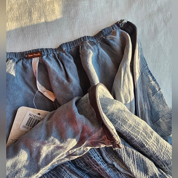 Free People Susanna Knee-Length Midi Skirt Sz S - Picture 5 of 10